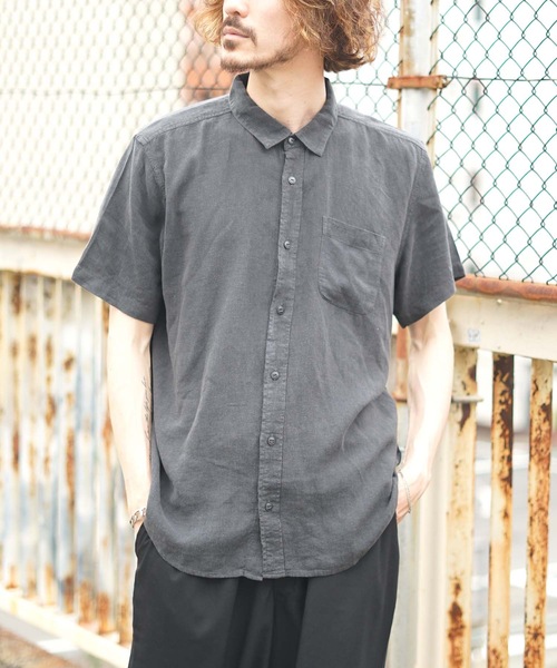 RVCA(ルーカ)の「【直営店限定】RVCA メンズ PTC WOVEN SS ショートスリーブシャツ【2022年春夏モデル】/ルーカ半袖シャツ(シャツ/ブラウス・メンズ・ロイヤルブルー/ブラック・SMALL/MEDIUM/LARGE)」の7枚目の写真