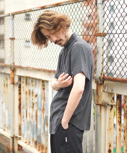 RVCA(ルーカ)の「【直営店限定】RVCA メンズ PTC WOVEN SS ショートスリーブシャツ【2022年春夏モデル】/ルーカ半袖シャツ(シャツ/ブラウス・メンズ・ロイヤルブルー/ブラック・SMALL/MEDIUM/LARGE)」の8枚目の写真