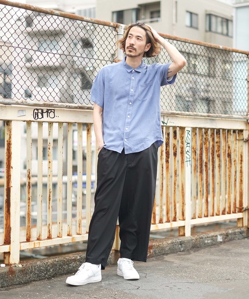 RVCA(ルーカ)の「【直営店限定】RVCA メンズ PTC WOVEN SS ショートスリーブシャツ【2022年春夏モデル】/ルーカ半袖シャツ(シャツ/ブラウス・メンズ・ロイヤルブルー/ブラック・SMALL/MEDIUM/LARGE)」の12枚目の写真