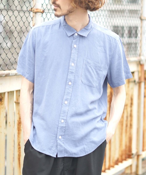 RVCA(ルーカ)の「【直営店限定】RVCA メンズ PTC WOVEN SS ショートスリーブシャツ【2022年春夏モデル】/ルーカ半袖シャツ(シャツ/ブラウス・メンズ・ロイヤルブルー/ブラック・SMALL/MEDIUM/LARGE)」の13枚目の写真