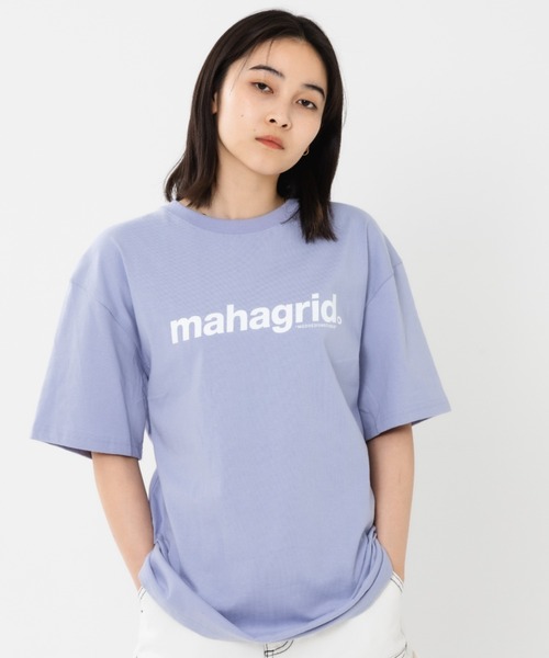 MAHAGRID（マハグリッド）の「『mahagrid/マハグリッド』BASIC LOGO TEE/ベーシックロゴ Tシャツ 半袖 カットソー（Tシャツ/カットソー・レディース・ホワイト/ブラック/グリーン/パープル/チャコールグレー/アイボリー/ネイビー・S/M/L/XL）」の7枚目の写真