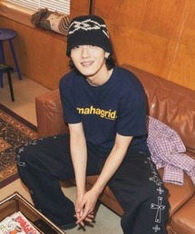 MAHAGRID（マハグリッド）の「『mahagrid マハグリッド』BASIC LOGO TEE ベーシックロゴ Tシャツ 半袖 カットソー（Tシャツ/カットソー）」