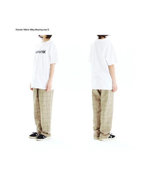 MAHAGRID（マハグリッド）の「『mahagrid/マハグリッド』BASIC LOGO TEE/ベーシックロゴ Tシャツ 半袖 カットソー（Tシャツ/カットソー・レディース・ホワイト/ブラック/グリーン/パープル/チャコールグレー/アイボリー/ネイビー・S/M/L/XL）」の14枚目の写真