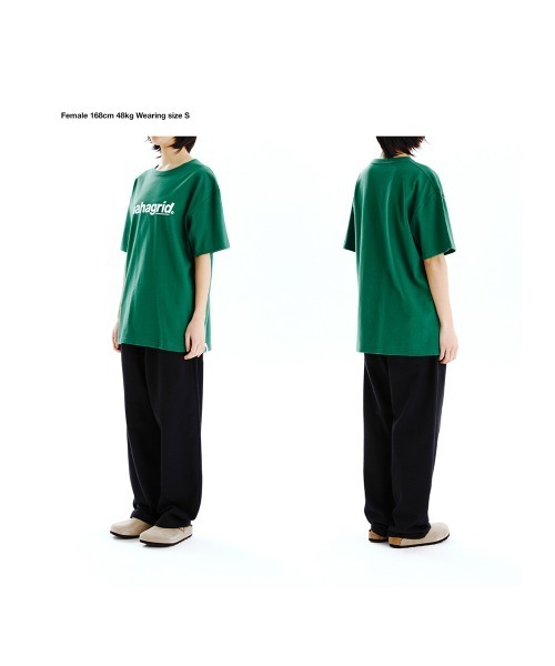 MAHAGRID（マハグリッド）の「『mahagrid/マハグリッド』BASIC LOGO TEE/ベーシックロゴ Tシャツ 半袖 カットソー（Tシャツ/カットソー・レディース・ホワイト/ブラック/グリーン/パープル/チャコールグレー/アイボリー/ネイビー・S/M/L/XL）」の17枚目の写真