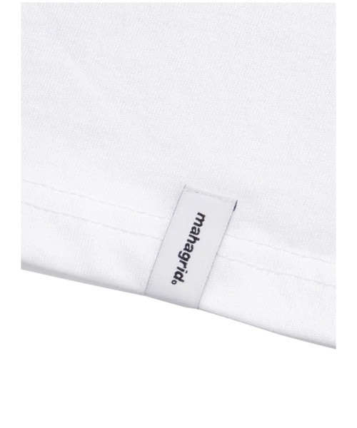 MAHAGRID(マハグリッド)の「『mahagrid/マハグリッド』BASIC LOGO TEE/ベーシックロゴ Tシャツ 半袖 カットソー(Tシャツ/カットソー・レディース・ホワイト/ブラック/グリーン/パープル/チャコールグレー/アイボリー/ネイビー・S/M/L/XL)」の17枚目の写真