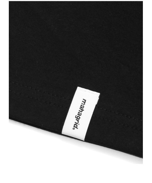 MAHAGRID（マハグリッド）の「『mahagrid/マハグリッド』BASIC LOGO TEE/ベーシックロゴ Tシャツ 半袖 カットソー（Tシャツ/カットソー・レディース・ホワイト/ブラック/グリーン/パープル/チャコールグレー/アイボリー/ネイビー・S/M/L/XL）」の21枚目の写真