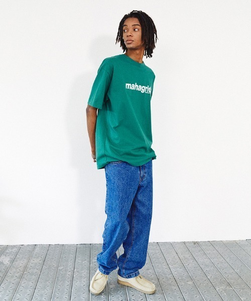 MAHAGRID（マハグリッド）の「『mahagrid/マハグリッド』BASIC LOGO TEE/ベーシックロゴ Tシャツ 半袖 カットソー（Tシャツ/カットソー・レディース・ホワイト/ブラック/グリーン/パープル/チャコールグレー/アイボリー/ネイビー・S/M/L/XL）」の13枚目の写真
