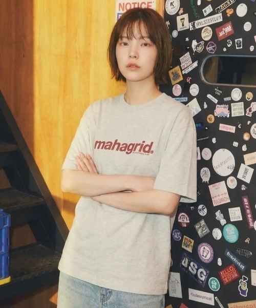 mahagrid/マハグリッド』BASIC LOGO TEE/ベーシックロゴ Tシャツ 半袖