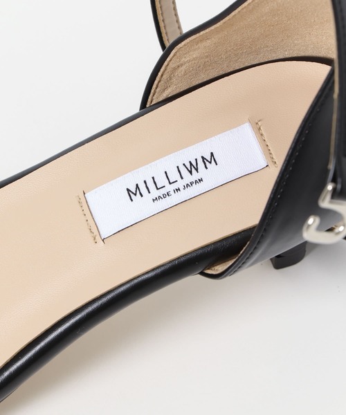 URBAN RESEARCH（アーバンリサーチ）の「『別注』MILLIWM×URBAN RESEARCH 5cm strap sandal（サンダル・レディース・ブラック/アイボリー/グリーン系その他・38/37/36）」の22枚目の写真