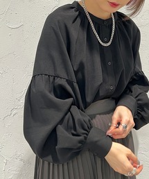 袖切り替えボリュームブラウス【ZOZOTOWN限定アイテム】