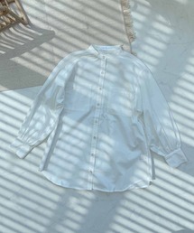 AS KNOW AS plus（アズノゥアズプラス）の「●ダブルポケットクレリックシャツチュニック（チュニック・レディース）」