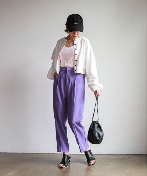 feepur(フェピュール)の「カップ付きリブキャミソール(キャミソール・レディース・ブラック/杢グレー/ピンク/ホワイト・MEDIUM)」の13枚目の写真