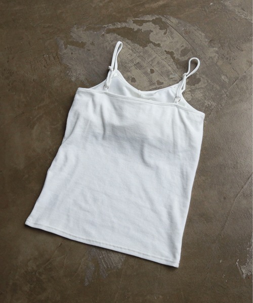 feepur(フェピュール)の「カップ付きリブキャミソール(キャミソール・レディース・ブラック/杢グレー/ピンク/ホワイト・MEDIUM)」の20枚目の写真