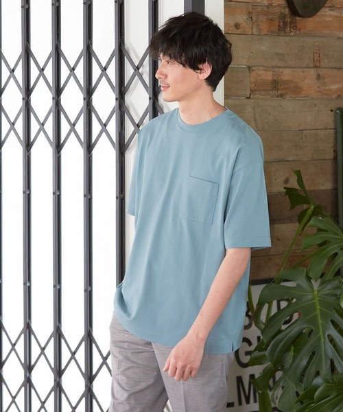 GLOBAL WORK(グローバルワーク)の「シャーベッTee/BIG/265343(Tシャツ/カットソー・メンズ・ライトグレー/スカイブルー/ミント/ベージュ/ダークグレー/ブルー系その他6/オレンジ・SMALL/MEDIUM/LARGE)」の8枚目の写真