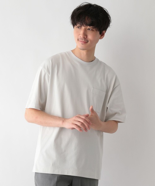 GLOBAL WORK(グローバルワーク)の「シャーベッTee/BIG/265343(Tシャツ/カットソー・メンズ・ライトグレー/スカイブルー/ミント/ベージュ/ダークグレー/ブルー系その他6/オレンジ・SMALL/MEDIUM/LARGE)」の20枚目の写真