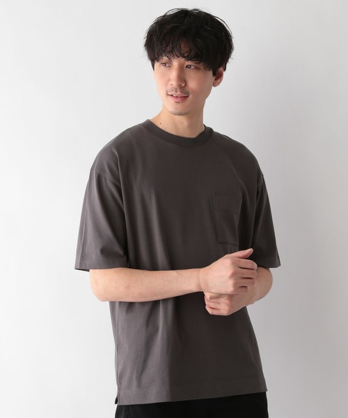 GLOBAL WORK(グローバルワーク)の「シャーベッTee/BIG/265343(Tシャツ/カットソー・メンズ・ライトグレー/スカイブルー/ミント/ベージュ/ダークグレー/ブルー系その他6/オレンジ・SMALL/MEDIUM/LARGE)」の11枚目の写真