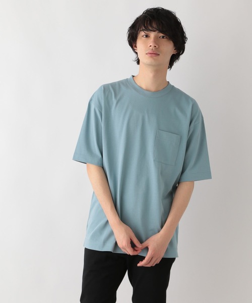 GLOBAL WORK(グローバルワーク)の「シャーベッTee/BIG/265343(Tシャツ/カットソー・メンズ・ライトグレー/スカイブルー/ミント/ベージュ/ダークグレー/ブルー系その他6/オレンジ・SMALL/MEDIUM/LARGE)」の9枚目の写真