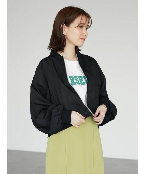 Green Parks(グリーンパークス)の「・Petit Fleur カレッジロゴptTシャツ(Tシャツ/カットソー・レディース・グリーン/オフホワイト/チャコールグレー/ブラック・FREE)」の7枚目の写真