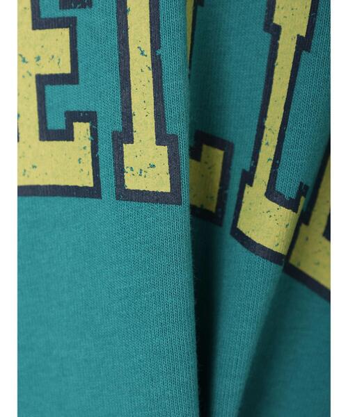 Green Parks(グリーンパークス)の「・Petit Fleur カレッジロゴptTシャツ(Tシャツ/カットソー・レディース・グリーン/オフホワイト/チャコールグレー/ブラック・FREE)」の9枚目の写真