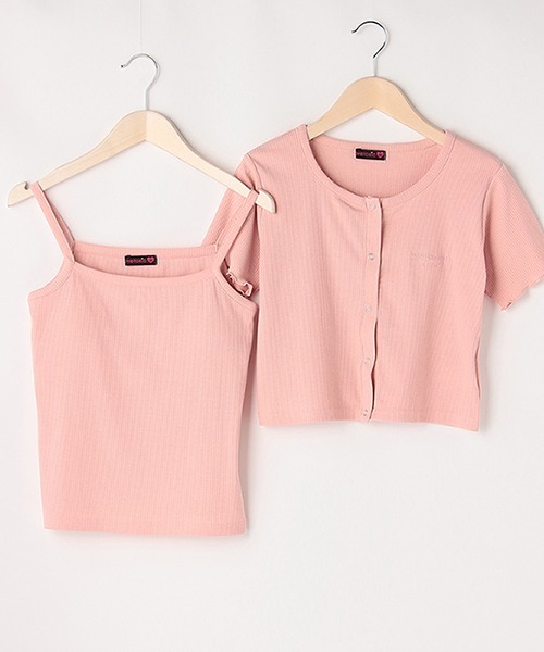 LOVETOXIC（ラブトキシック）の「テレコカーデSET（アンサンブル・キッズ・オフホワイト/グリーン/イエロー/ラベンダー/ブラック/ピンク・M/S/L）」の9枚目の写真