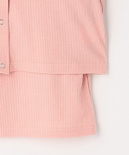 LOVETOXIC（ラブトキシック）の「テレコカーデSET（アンサンブル・キッズ・オフホワイト/グリーン/イエロー/ラベンダー/ブラック/ピンク・M/S/L）」の18枚目の写真