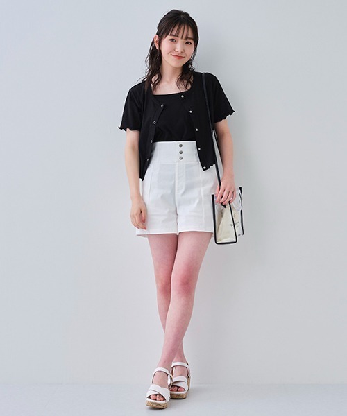 LOVETOXIC（ラブトキシック）の「テレコカーデSET（アンサンブル・キッズ・オフホワイト/グリーン/イエロー/ラベンダー/ブラック/ピンク・M/S/L）」の7枚目の写真