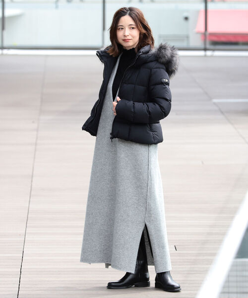 TATRAS（タトラス）の「TATRAS / AVECI ダウンジャケット（ダウンジャケット/コート・レディース・ブラック・1/2）」の5枚目の写真