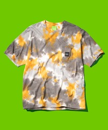 HUF | TIE DYE BOX LOGO POCKET TEE / HUF ポケットTシャツ タイダイ(Tシャツ/カットソー)