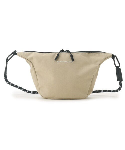 BASECONTROL（ベースコントロール）の「◆アウトドアコード ロープショルダーデザイン ミニショルダーバッグ（ショルダーバッグ・メンズ・ブラック/ベージュ・99）」の4枚目の写真