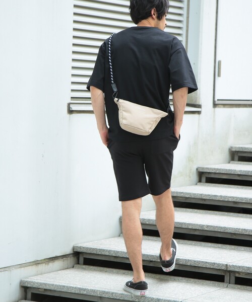 BASECONTROL（ベースコントロール）の「◆アウトドアコード ロープショルダーデザイン ミニショルダーバッグ（ショルダーバッグ・メンズ・ブラック/ベージュ・99）」の15枚目の写真