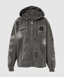 ETUDES | EXTRA HOOD ZIPPED PATCH(パーカー)