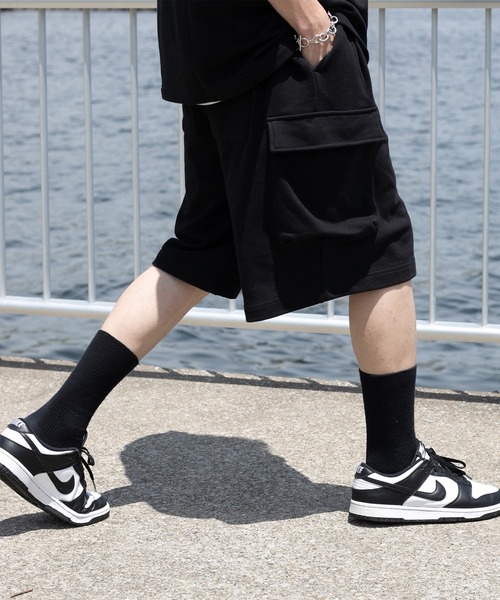 kutir(クティール)の「スウェットカーゴハーフパンツ(セットアップで着用可)(スウェットパンツ・メンズ・ライトグレー/ブラック/グリーン・SMALL/MEDIUM/LARGE)」の10枚目の写真