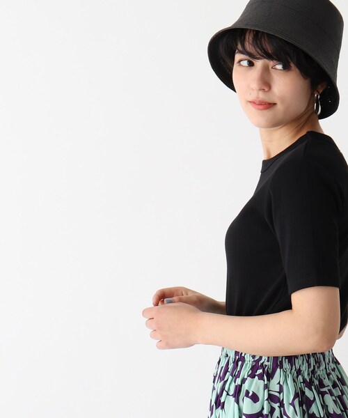 OPAQUE.CLIP（オペークドットクリップ）の「◆【C】オーガニックコットンフライス クルーネックTシャツ【WEB限定サイズ】（Tシャツ/カットソー・レディース・チャコールグレー/ベビーピンク/ブラック/ホワイト系・38/34/40/36）」の14枚目の写真