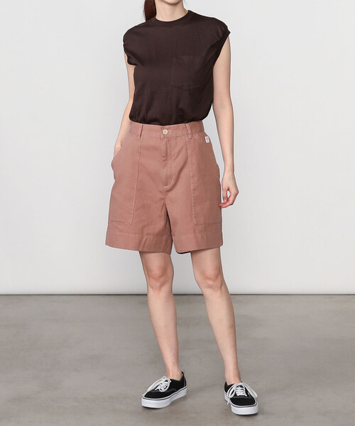 DANTON(ダントン)の「DANTON | コットンオックス イージーショーツ WOMEN(その他パンツ・レディース・ブラック/グレイッシュベージュ/オリーブ/ピンク・36)」の21枚目の写真
