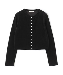 TOMORROWLAND  | コットンポリエステルベロア クルーネックカーディガン(カーディガン/ボレロ)