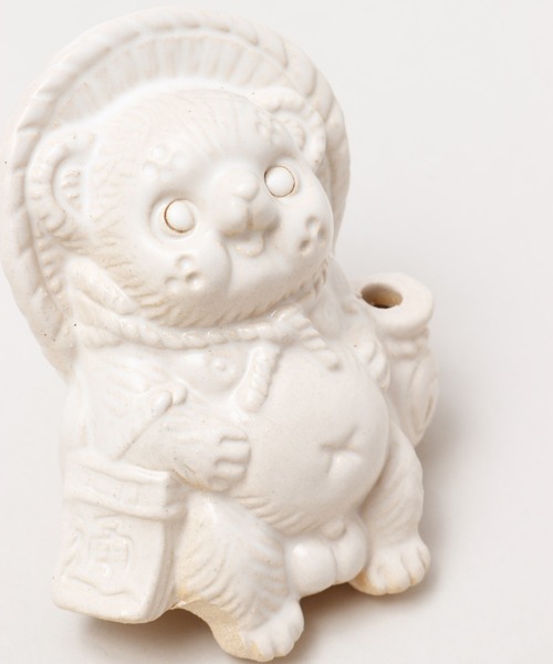 カヤ（カヤ）の「【カヤ】信楽焼 お座りたぬき 白（フィギュア・レディース・その他1/その他2・FREE）」の11枚目の写真