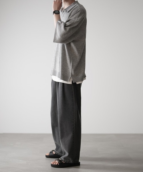 RUUBON（ルーボン）の「【RUUBON】waffle layered tank top / ワッフルレイヤード タンクトップ（タンクトップ・メンズ・ホワイト・S/M/L）」の14枚目の写真