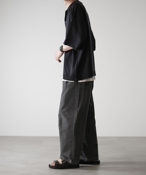 RUUBON（ルーボン）の「【RUUBON】waffle layered tank top / ワッフルレイヤード タンクトップ（タンクトップ・メンズ・ホワイト・S/M/L）」の6枚目の写真