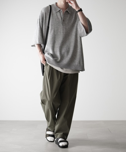 RUUBON（ルーボン）の「【RUUBON】waffle layered tank top / ワッフルレイヤード タンクトップ（タンクトップ・メンズ・ホワイト・S/M/L）」の5枚目の写真