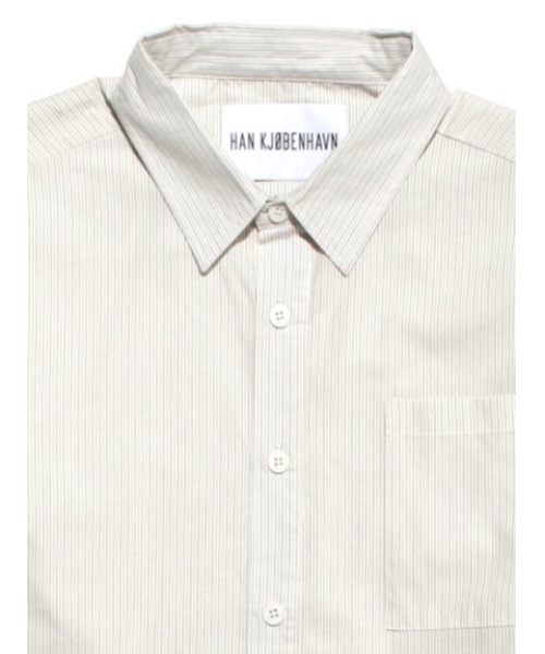 HAN KJOBENHAVN(ハンコペンハーゲン)の「HAN KJOBENHAVN SHIRT M-120006(シャツ/ブラウス・メンズ・ホワイト・MEDIUM)」の4枚目の写真
