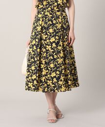 UNTITLED | SET UP/花柄 タックスカート【洗える】(スカート)