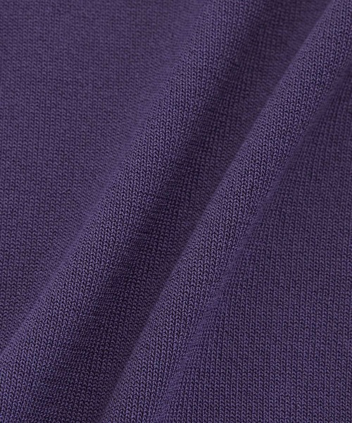 ROPE' PICNIC（ロペピクニック）の「天竺編みハーフスリーブトップス（ニット/セーター・レディース・ブラック/オフホワイト/モスグリーン/パープル系その他6/オレンジ系その他4・38）」の22枚目の写真