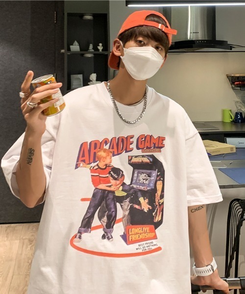 セール】'ビッグシルエット'アーケードTシャツ（Tシャツ