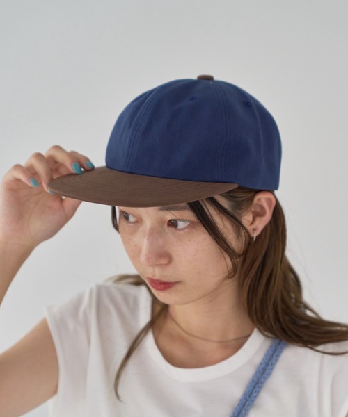 WHIMSIC(ウィムジック)の「【WHIMSIC】2トーンキャップ(キャップ・レディース・アイボリー/ネイビー/ホワイト・FREE)」の14枚目の写真