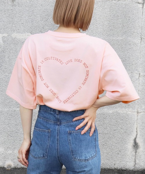 tiptop(ティップトップ)の「アソートハート&カラーロゴT(Tシャツ/カットソー・レディース・ブラック系その他/ホワイト系その他/ピンク/オフホワイト/ホワイト系その他2/ホワイト系その他3・FREE)」の6枚目の写真
