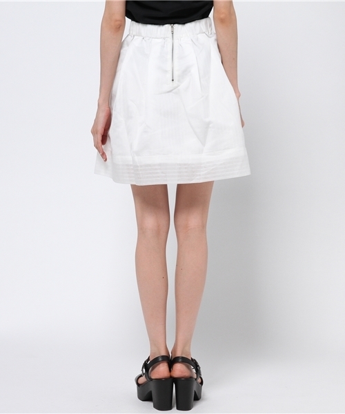 WEGO（ウィゴー）の「WEGO/シアーストライプスカート（スカート・レディース・ホワイト/サックスブルー・FREE）」の7枚目の写真