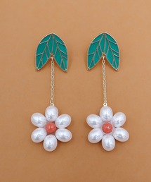 didizizi | お花パールのピアス/イヤリング(ピアス（両耳用）)