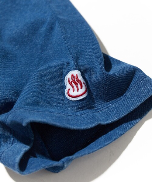 FREAK'S STORE(フリークスストア)の「FROCLUB/フロクラブ TRIPLE LOGO ピグメント半袖TEE/ピグメント(Tシャツ/カットソー・メンズ・ブラック/インディゴブルー/ホワイト/ホワイト系その他/マスタード・MEDIUM/LARGE/SMALL)」の11枚目の写真