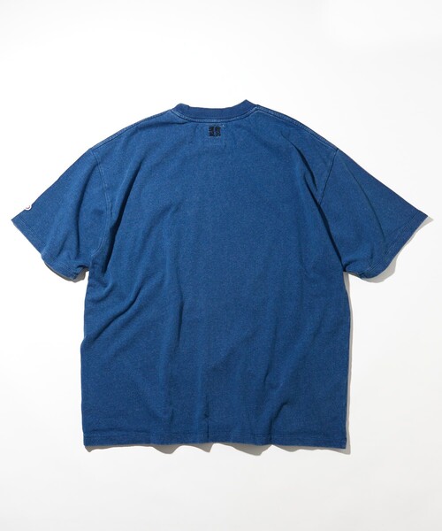 FREAK'S STORE(フリークスストア)の「FROCLUB/フロクラブ TRIPLE LOGO ピグメント半袖TEE/ピグメント(Tシャツ/カットソー・メンズ・ブラック/インディゴブルー/ホワイト/ホワイト系その他/マスタード・MEDIUM/LARGE/SMALL)」の12枚目の写真