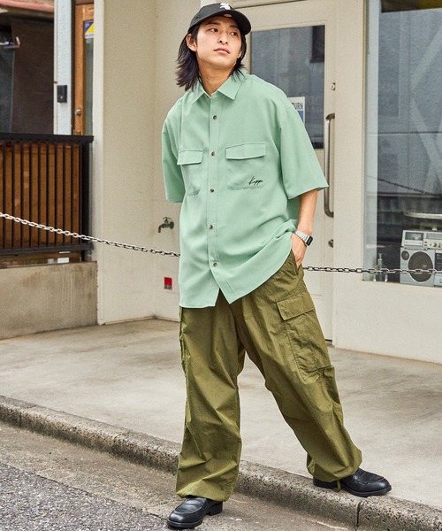 Kappa/カッパ リラックスオープンカラー/レギュラーカラーシャツ